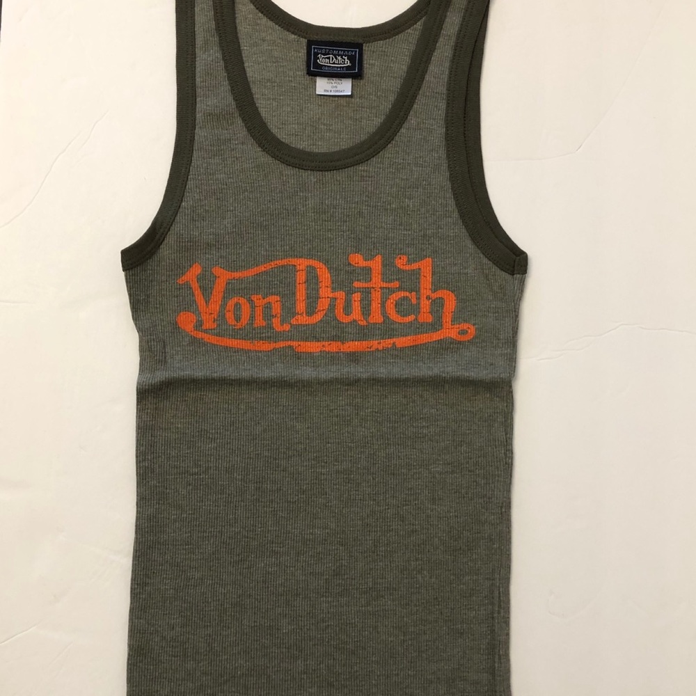 NWT Von Dutch ribbed tank.